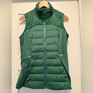Lululemon Athletica Forest Green Jacket SZ 10 EUC